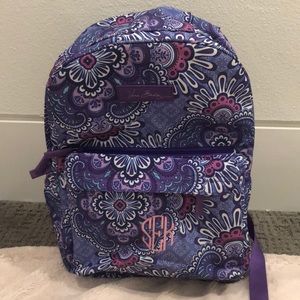 Vera Bradley purple backpack (medium)
